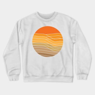 Sunset Waves Crewneck Sweatshirt